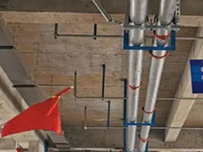 长白管廊支架的安装方法